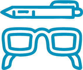 Ícones de serviços de contabilidade e consultoria fiscal. Assessoria empresarial